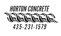 a black and white logo for horton concrete